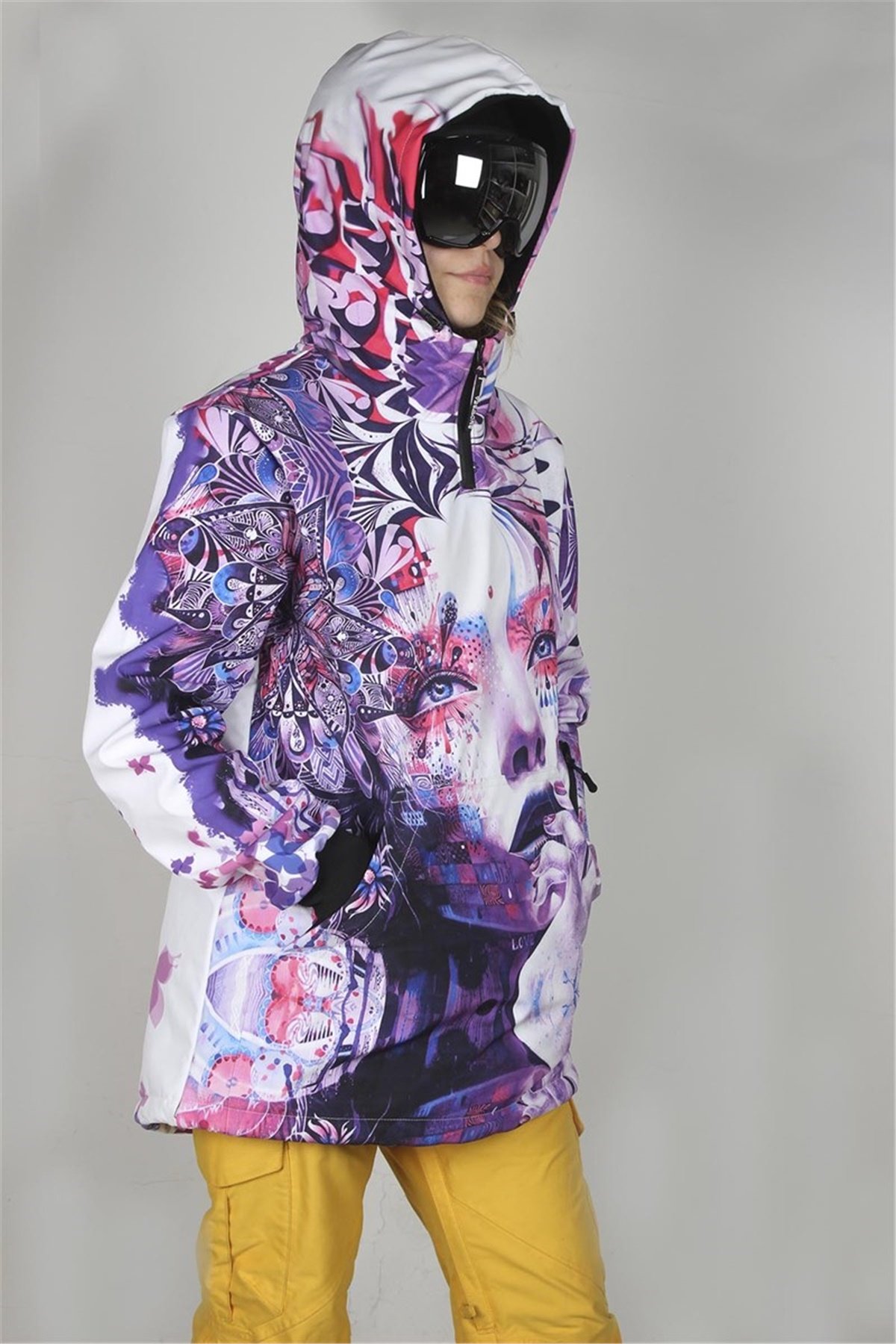 Snowsea Love Outdoor Kadın Mor Mont SS5571