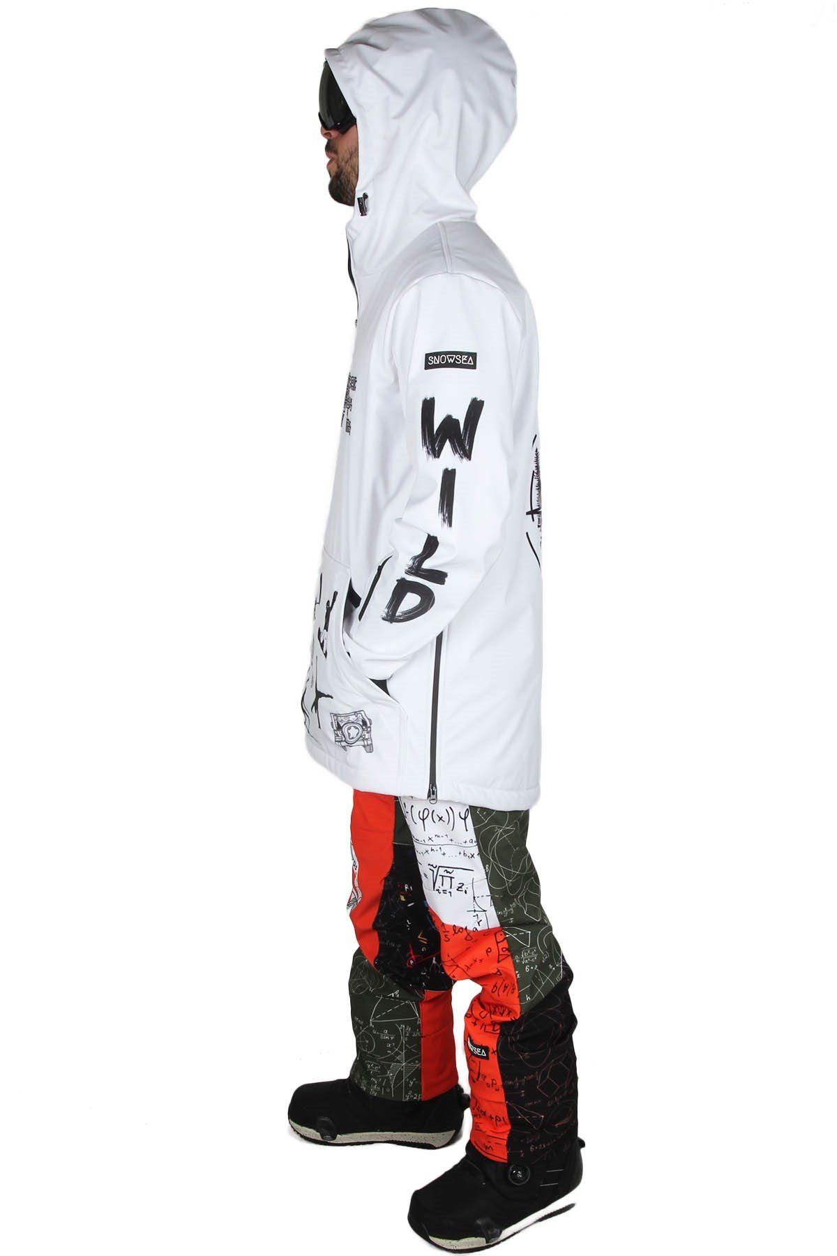 Snowsea Mad Life Yaka Fermuarlı Snowboard & Kayak Montu SS7728