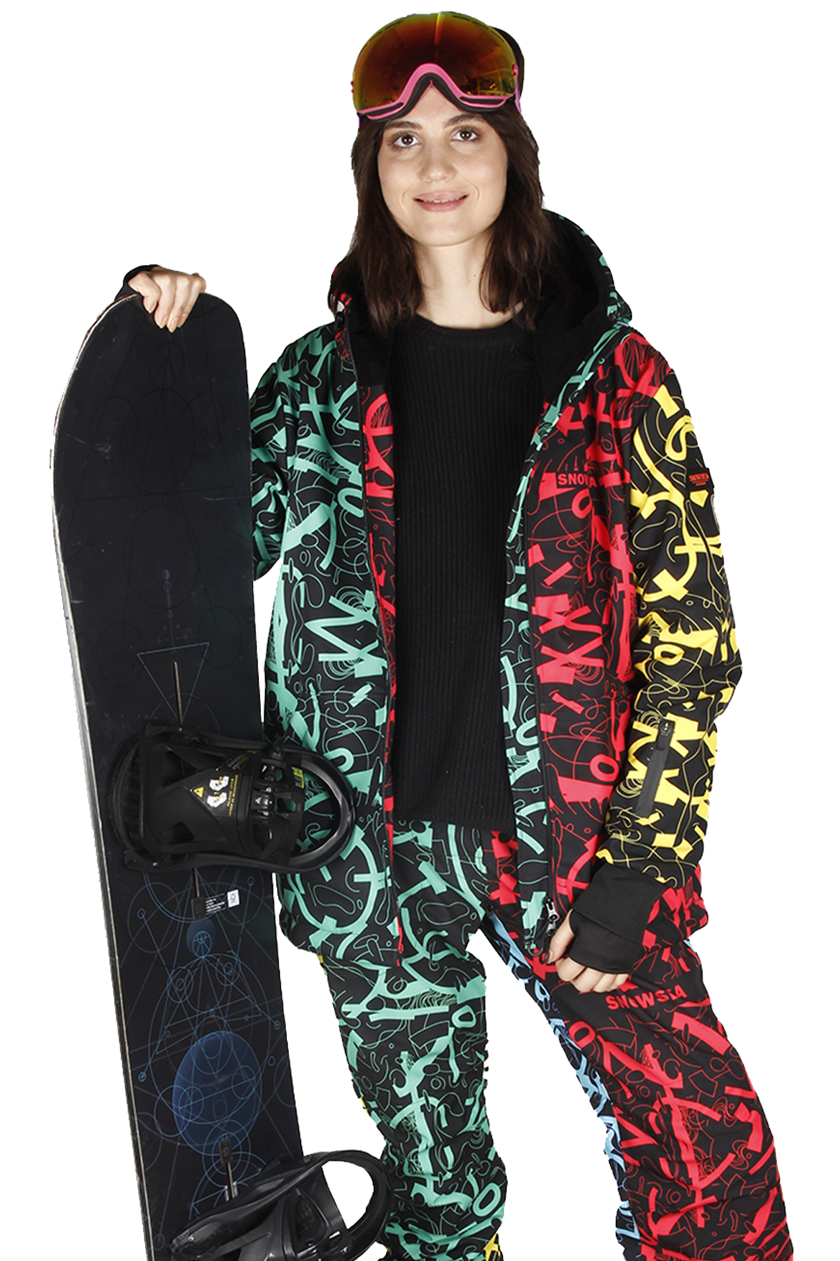 Snowsea Mix Kayak & Snowboard Montu, Kadın Kar Montu