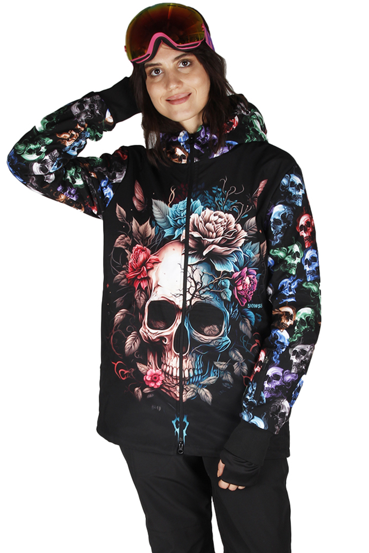 Snowsea Original Skull Snowboard Mont ve Pantolon Takımı
