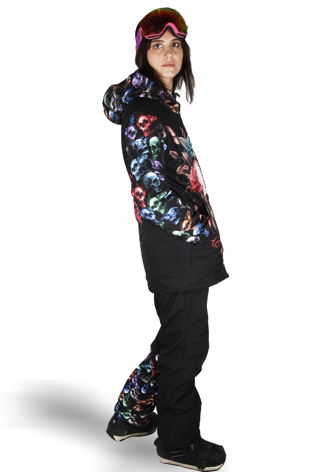 Snowsea Original Skull Snowboard Mont ve Pantolon Takımı