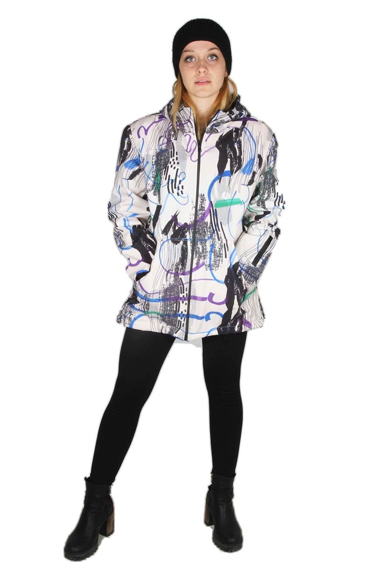 Snowsea Özel Tasarım Fermarlı SS8009 Kayak ve Snowboard Montu