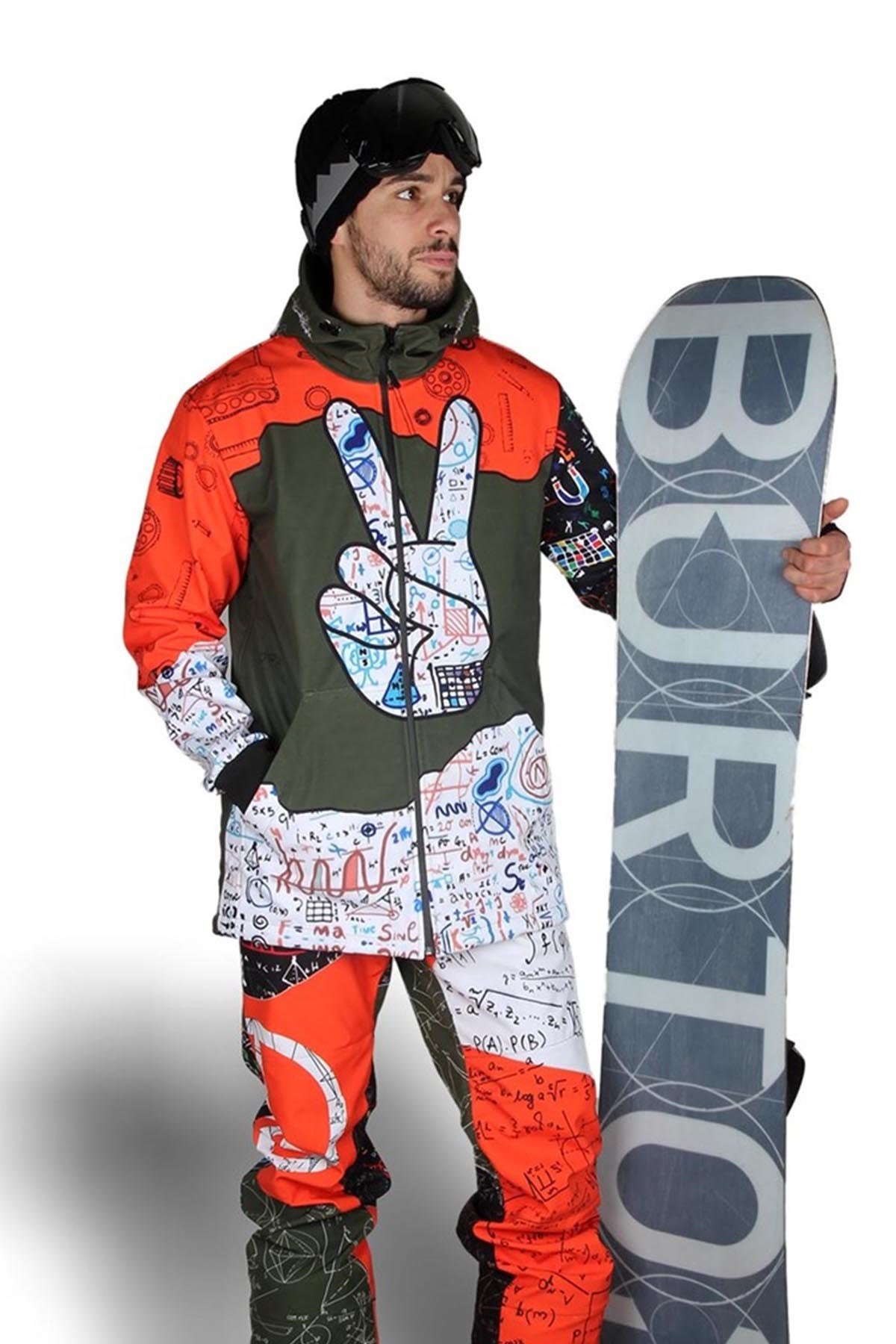 Snowsea Peace SS7772 Kayak Montu, 1. Kalite Snowboard Montu