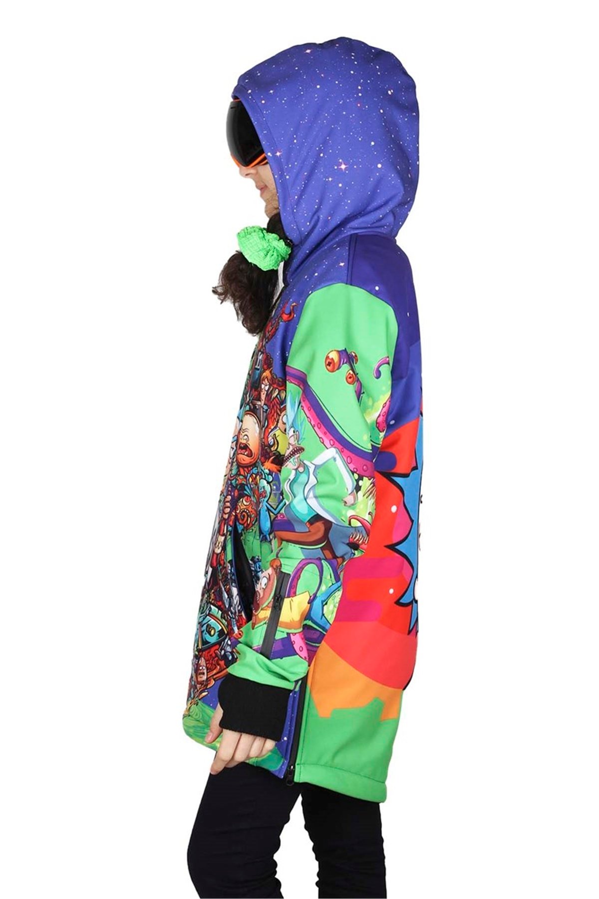 Snowsea Rick & Morty Çocuk Snowboard ve Kayak Montu