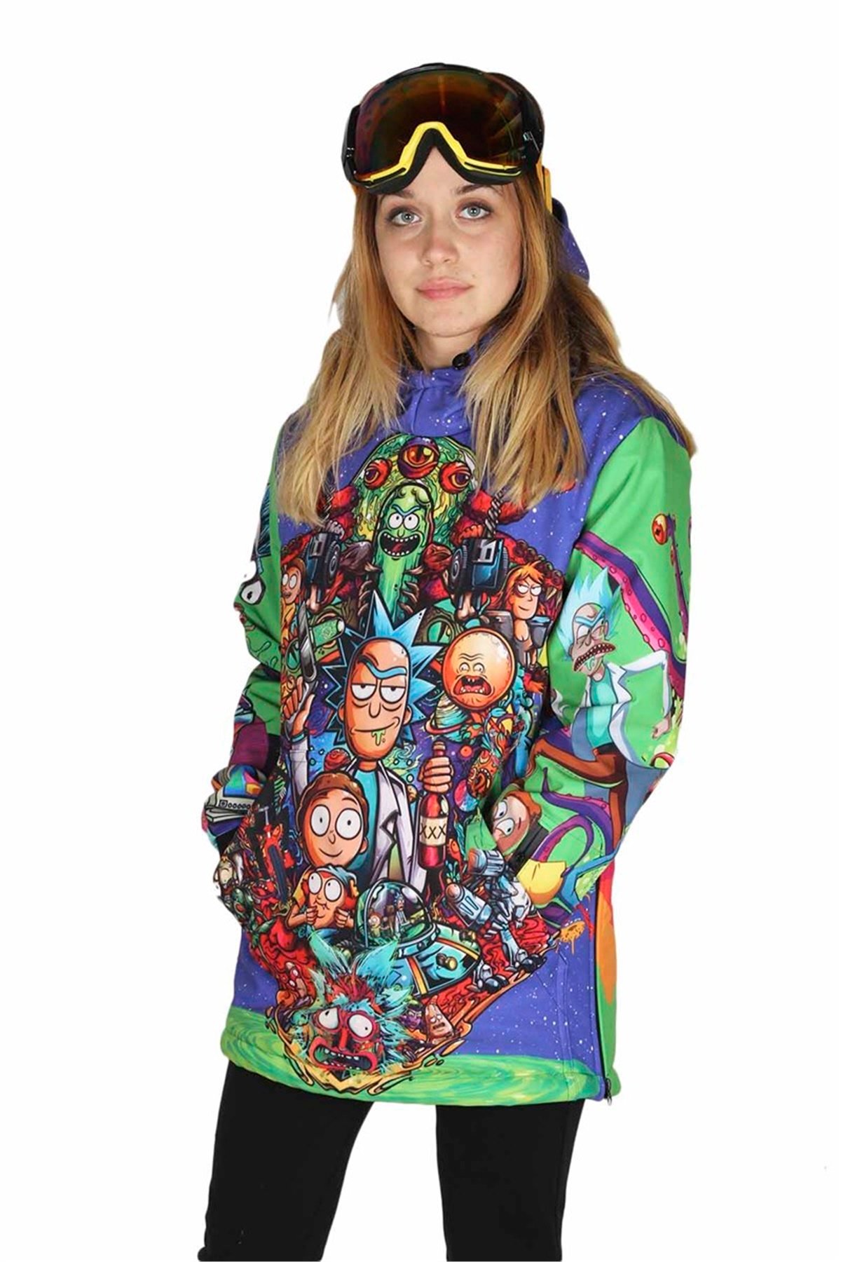 Snowsea Rick & Morty Mavi Snowboard ve Kayak Montu