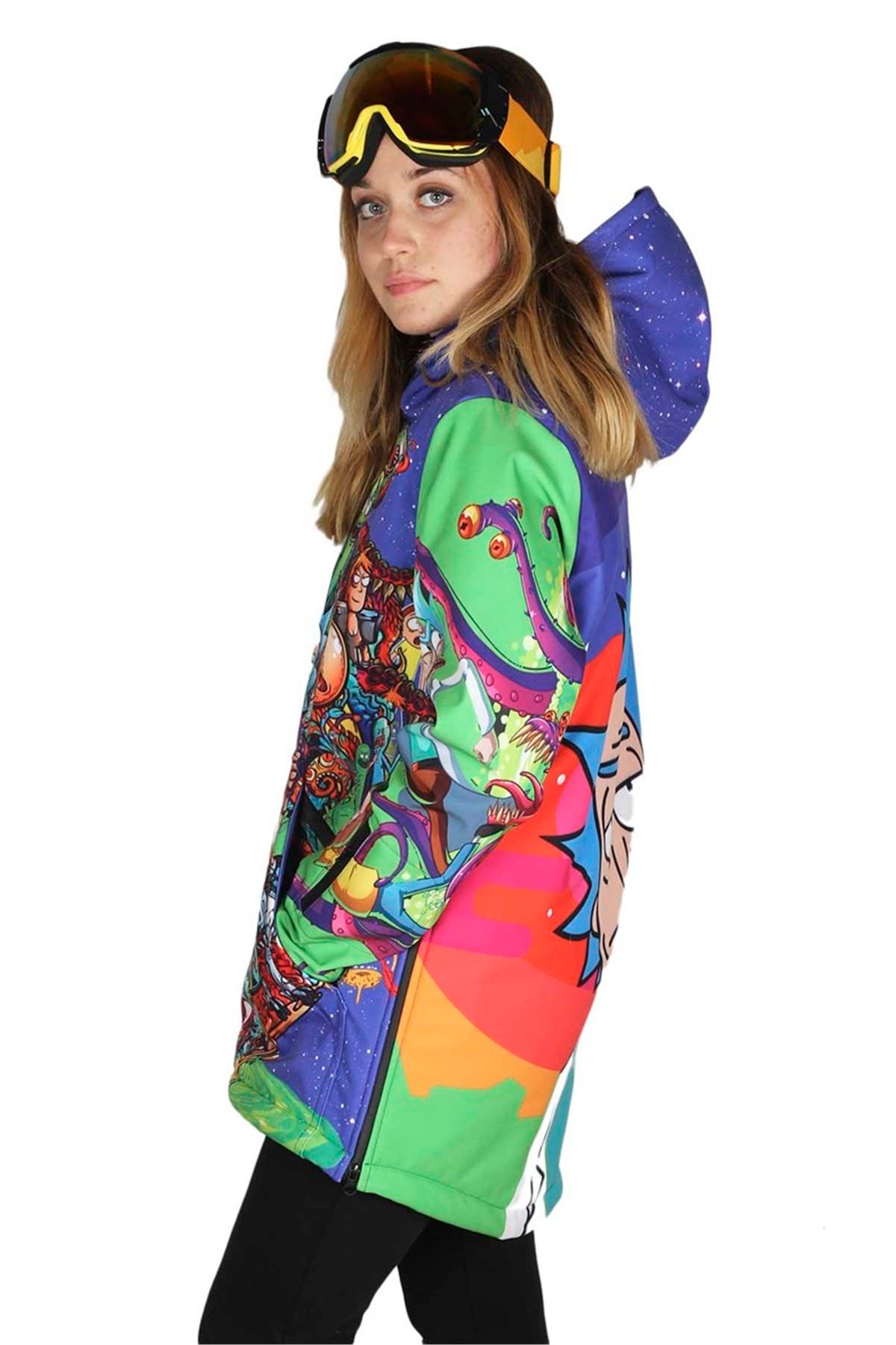 Snowsea Rick & Morty Mavi Snowboard ve Kayak Montu