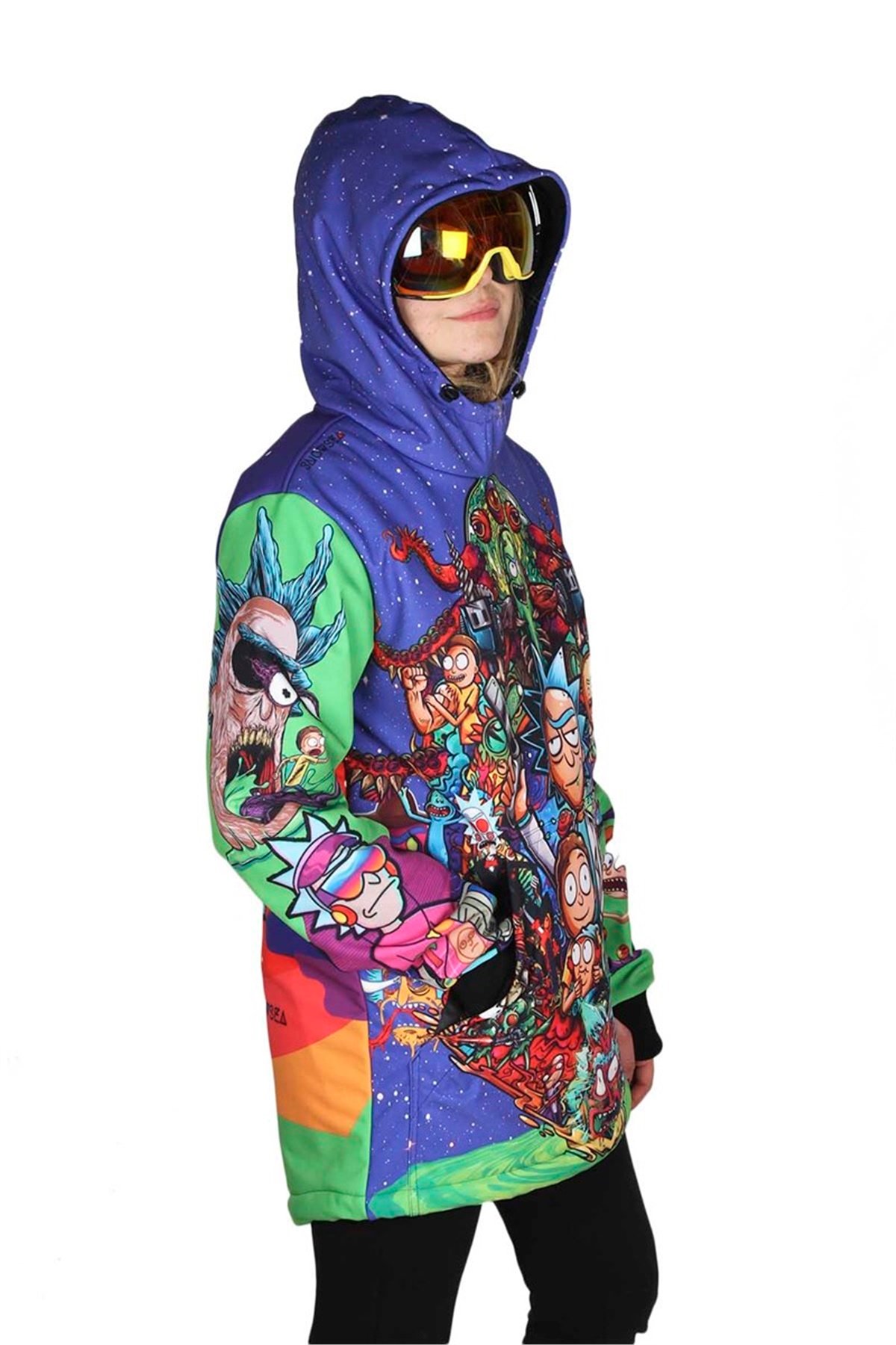 Snowsea Rick & Morty Mavi Snowboard ve Kayak Montu