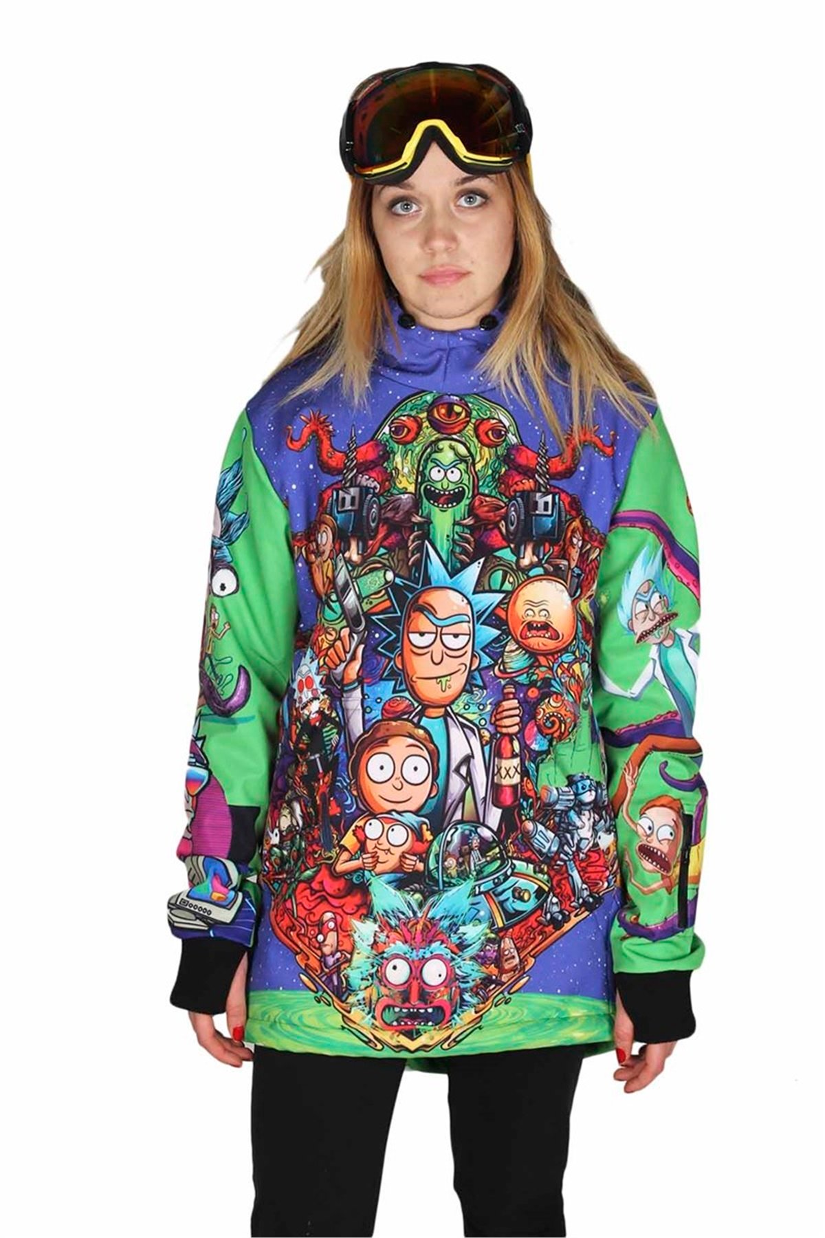 Snowsea Rick & Morty Mavi Snowboard ve Kayak Montu