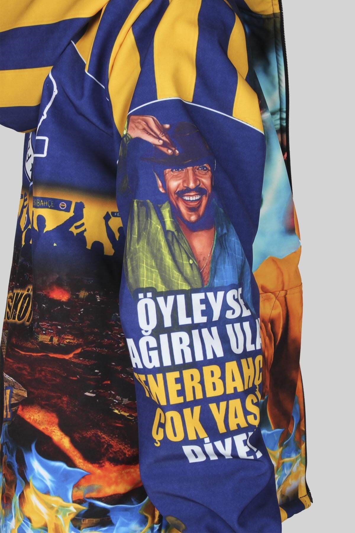 Snowsea Sarı-Lacivert SSF7784 Kadın Kayak Montu, 1. Kalite Kadın Snowboard Montu