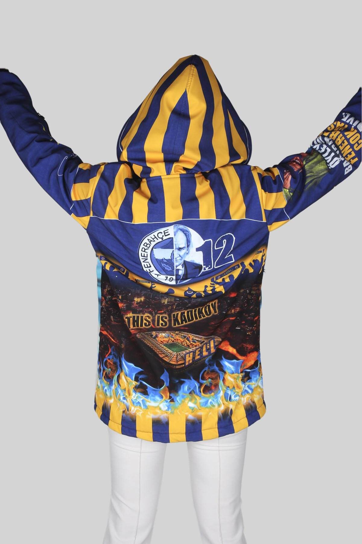 Snowsea Sarı-Lacivert SSF7784 Kadın Kayak Montu, 1. Kalite Kadın Snowboard Montu