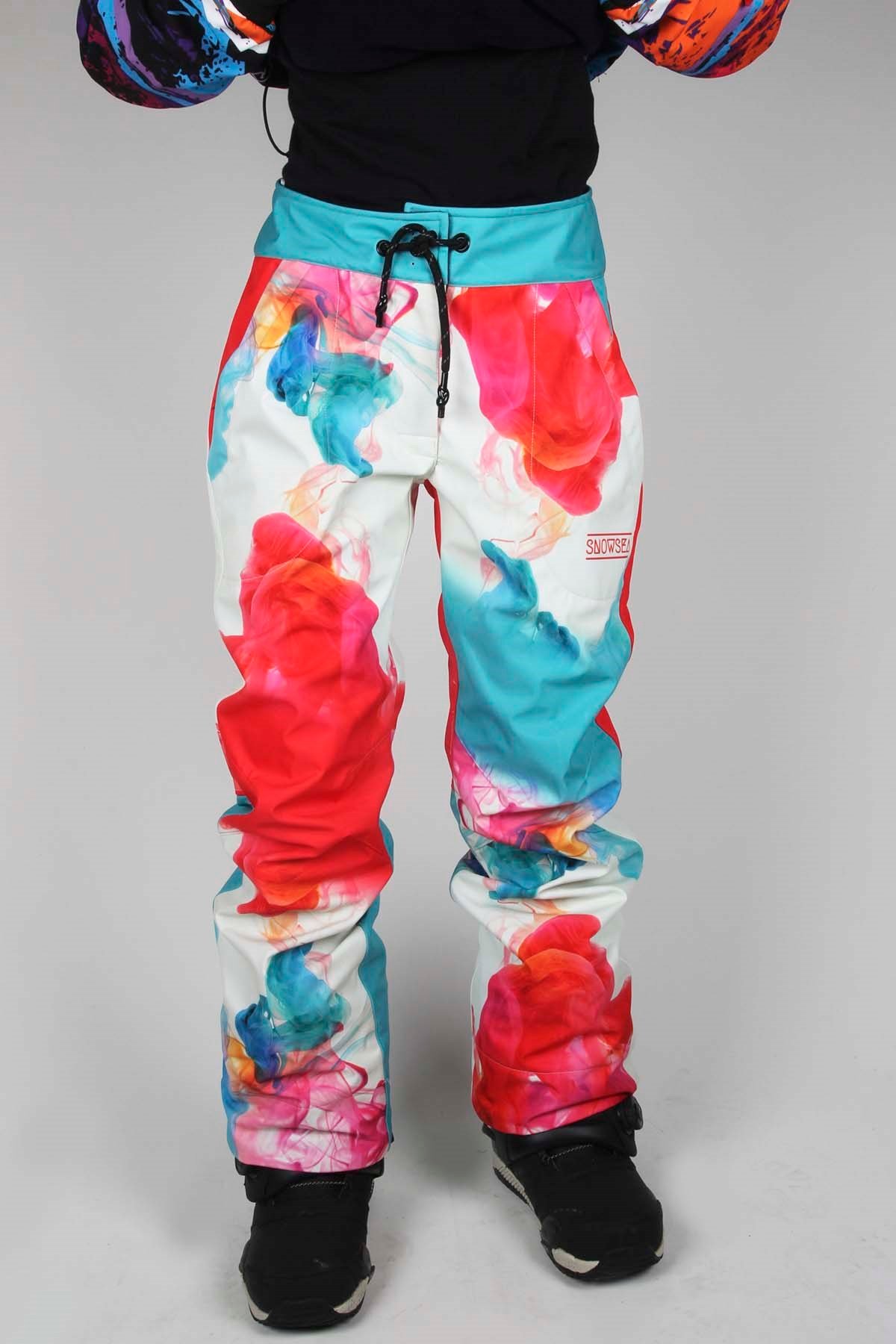 Snowsea Smoky Fermuar SS7801 Kadın Kayak Montu, 1. Kalite Unisex Snowboard Montu