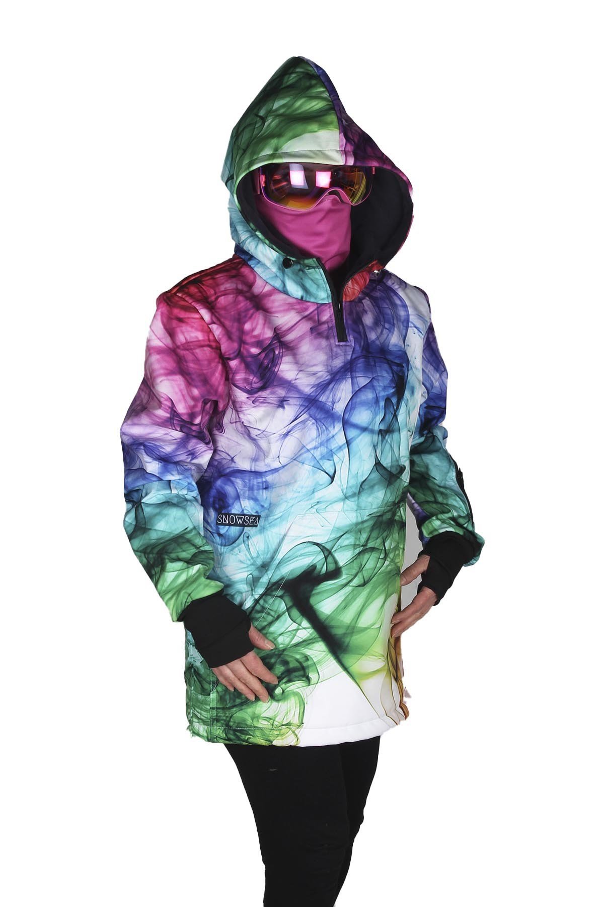 Snowsea Smoky Yaka Fermuarlı Snowboard & Kayak Montu SS7766