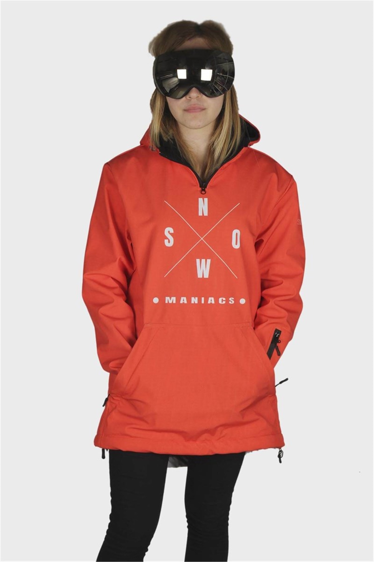 Snowsea Snow Maniacs Collar Zipper Snowboard or Ski Jacket