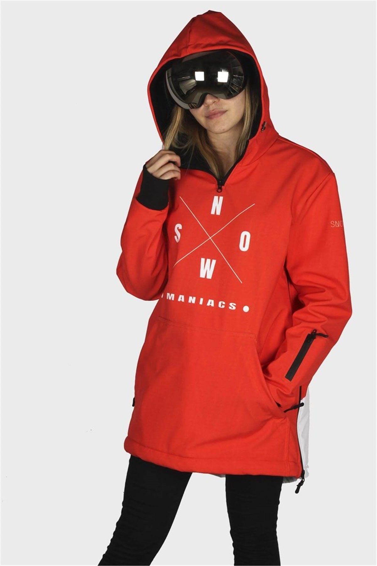 Snowsea Snow Maniacs Collar Zipper Snowboard or Ski Jacket