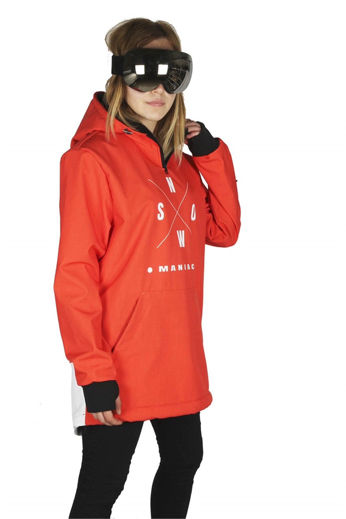 Snowsea Snow Maniacs Collar Zipper Snowboard or Ski Jacket