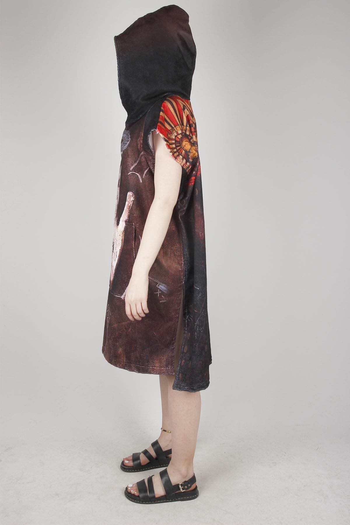 Snowsea SP1025 Mercan Dede Özel Tasarım Plaj Havlusu, Sörf Panço