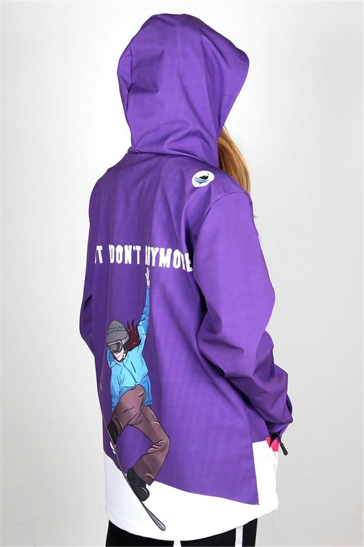 Snowsea SS5578 Snowboard Hoodie Mont, Kadın Kayak Montu, Outdoor Hoodie