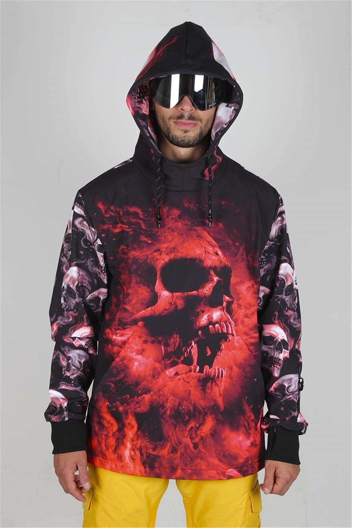 Snowsea SS5598 Kar Montu, Dark Skull Snowboard ve Kayak Montu