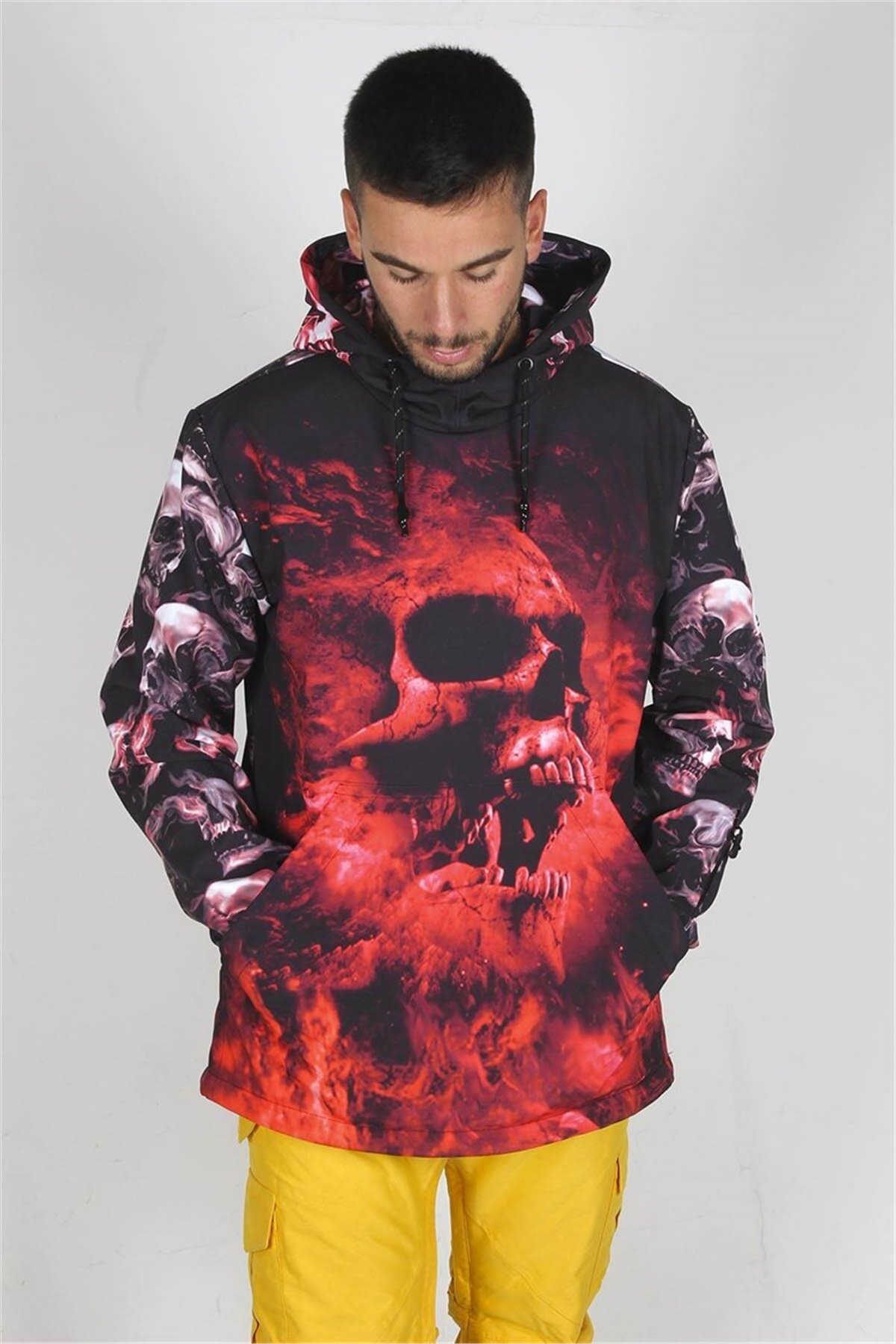 Snowsea SS5598 Kar Montu, Dark Skull Snowboard ve Kayak Montu