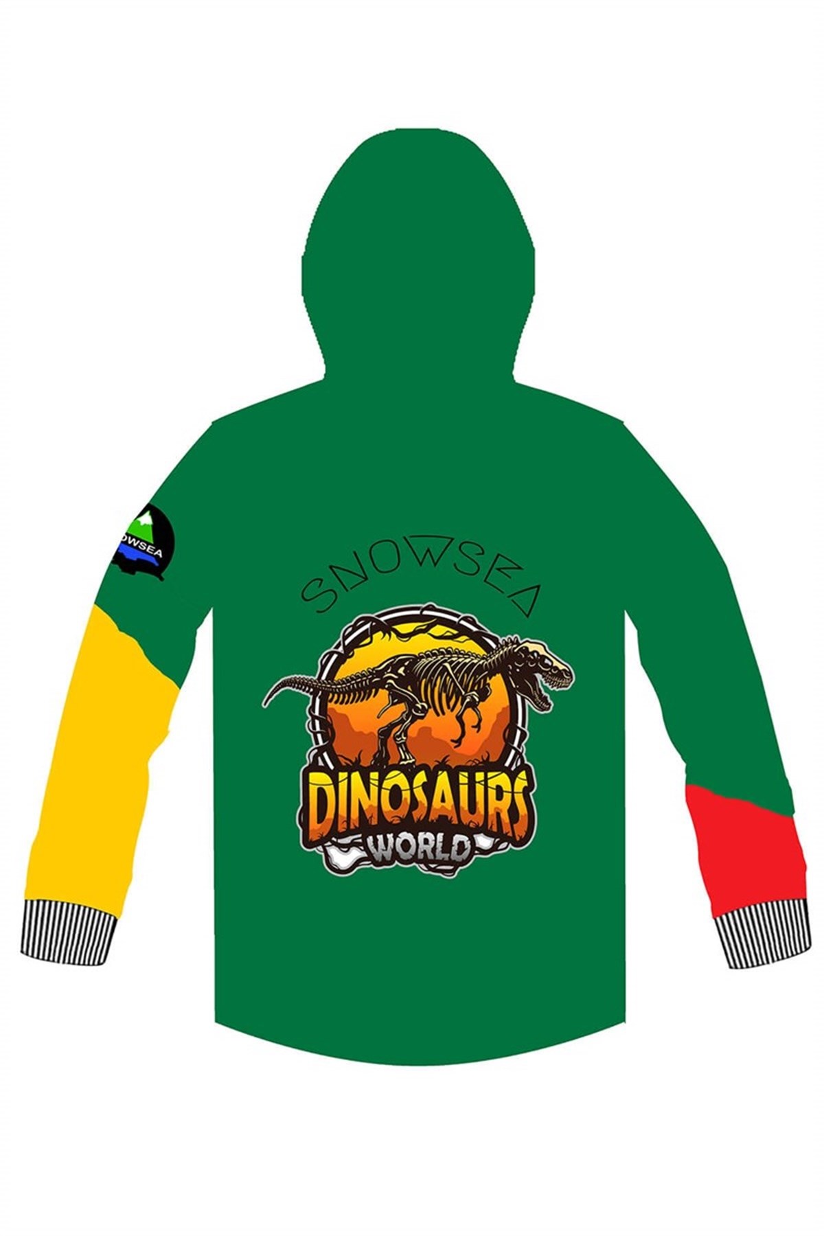 Snowsea SS5606 Çılgın Dinozor Unisex Snowboard ve Kayak Montu