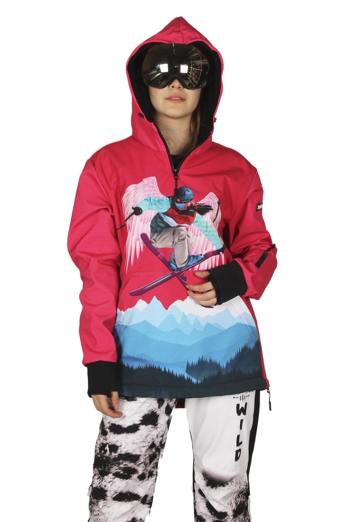 Snowsea SS7719-1 Flying Skier Girl Ski Jacked 