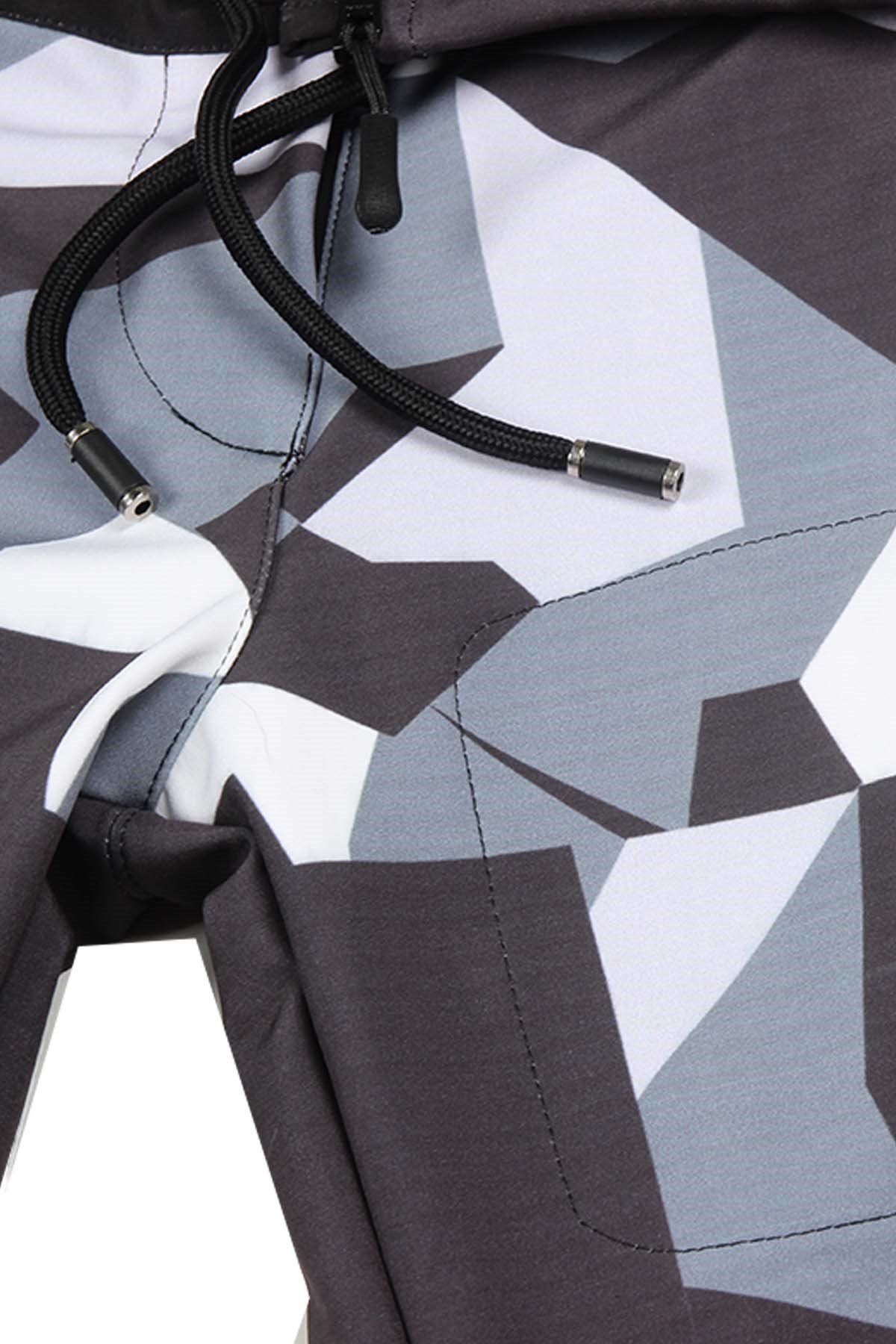 Snowsea SS7883 Kamuflaj Erkek Takım, Özel Tasarım Snowboard Montu