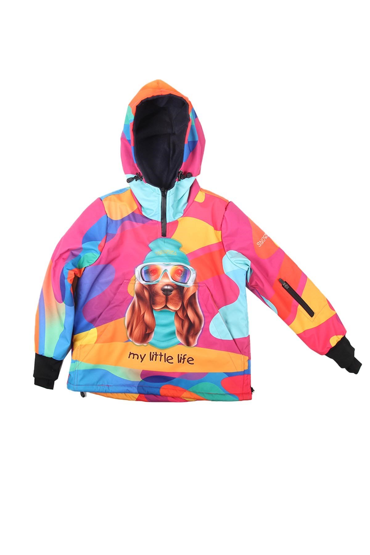 Snowsea SS7902 Renkli Çocuk Kar Montu, Çocuk Snowboard Montu