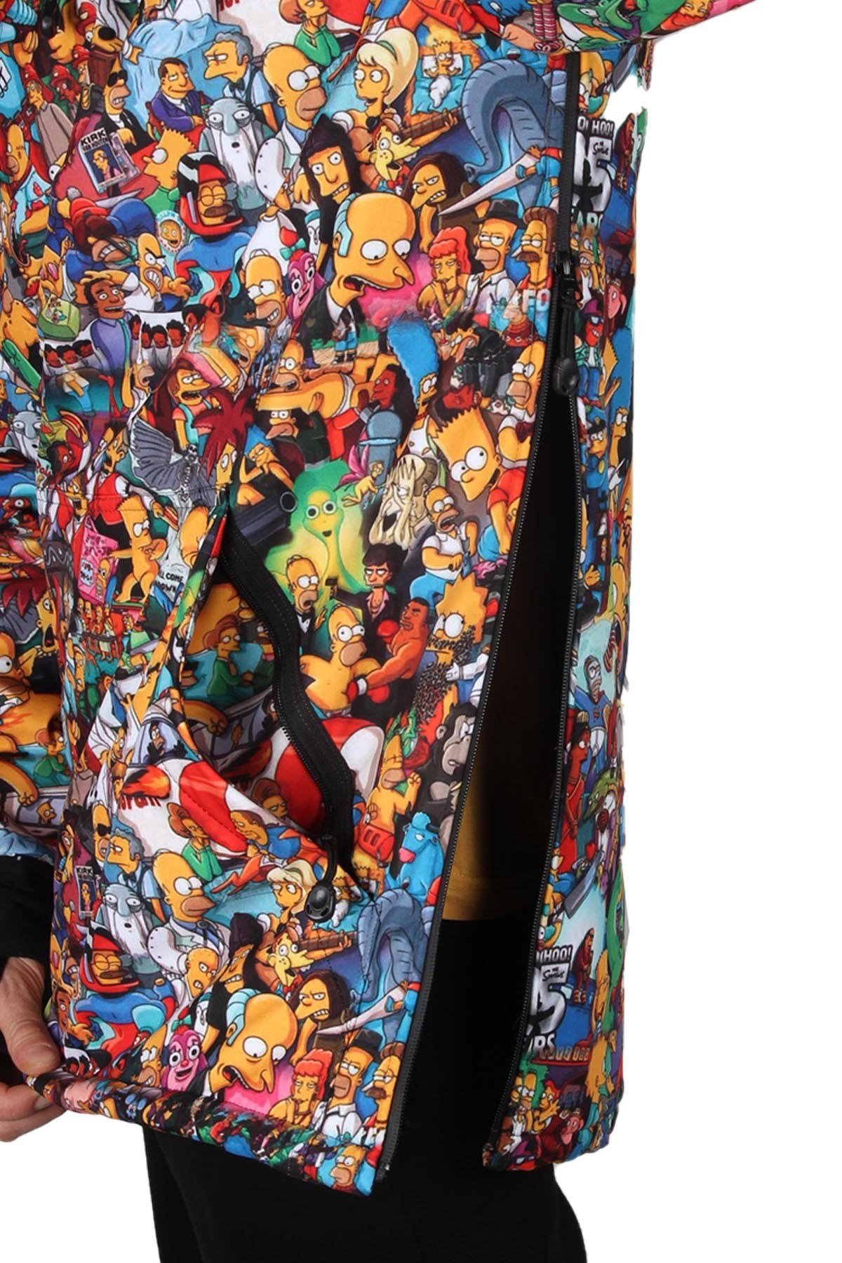 Snowsea SS7907 Simpsons Yaka Fermuarlı Kayak ve Snowboard Montu