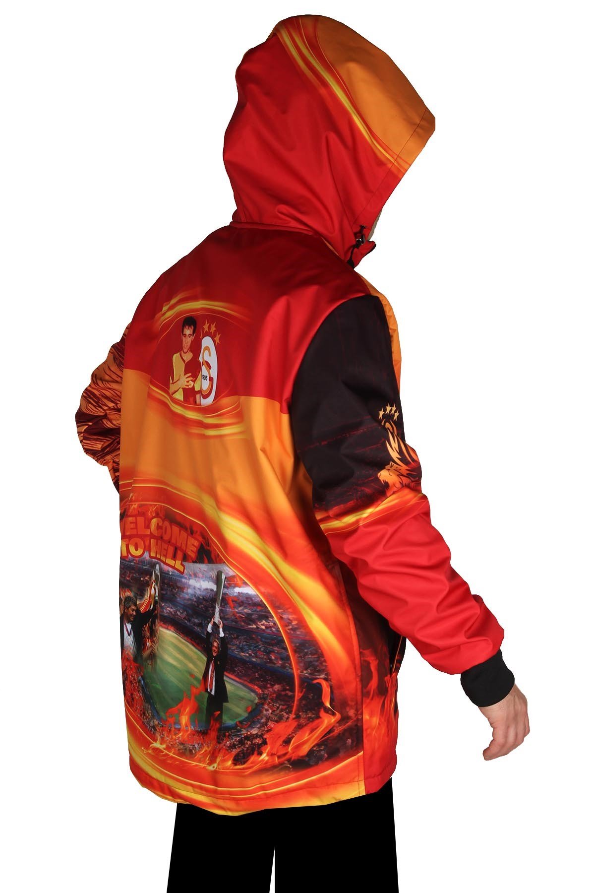 Snowsea SS7933 Sarı Kırmızı Aslan Snowboard Montu