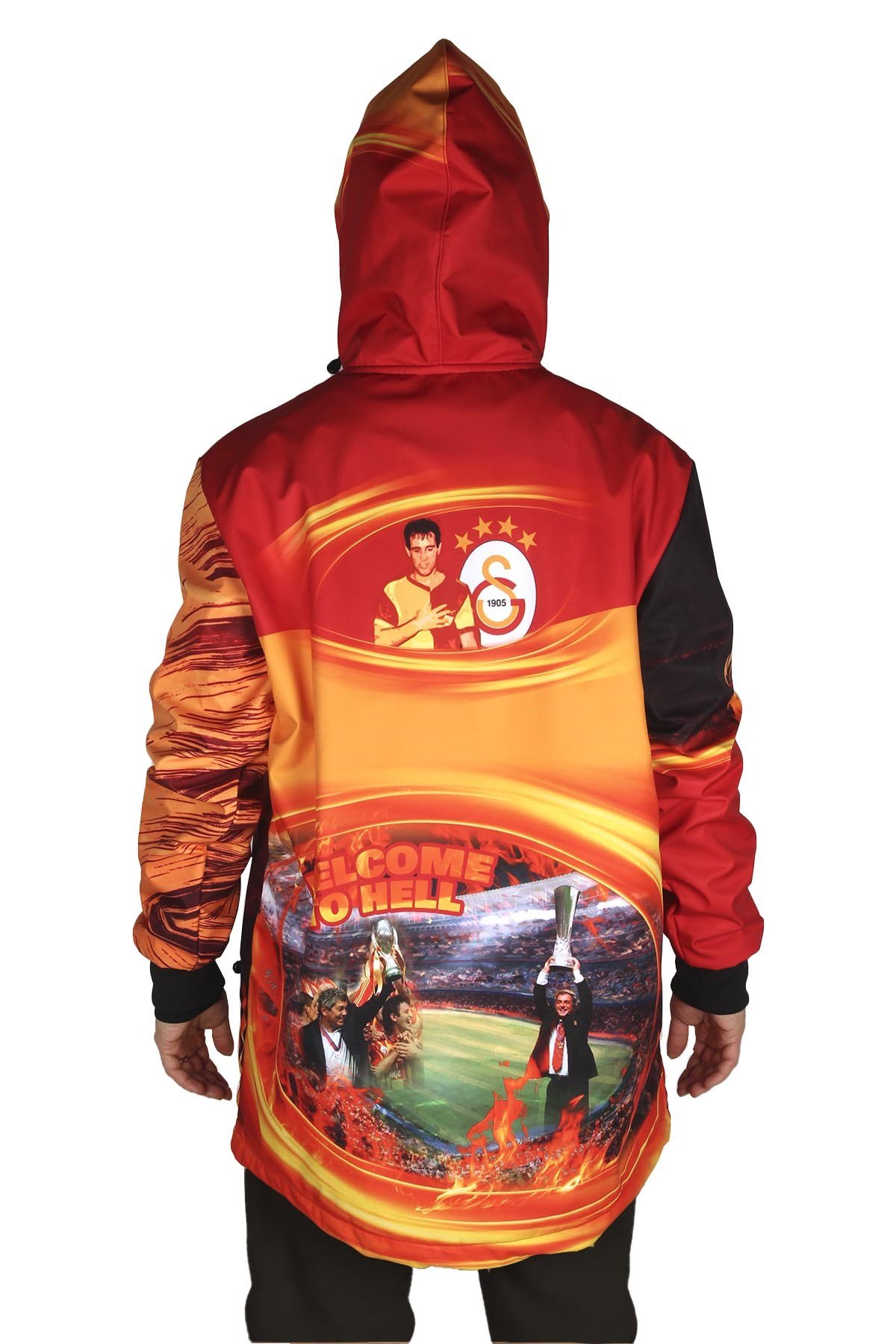 Snowsea SS7933 Sarı Kırmızı Aslan Snowboard Montu