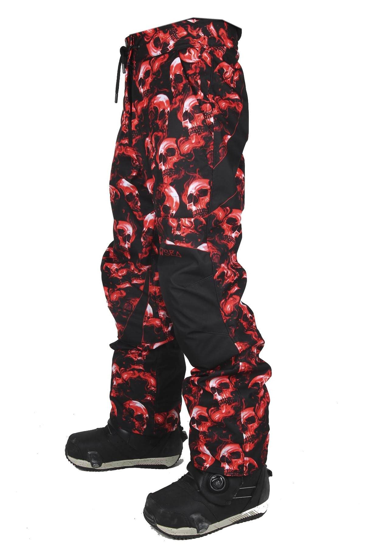 Snowsea SS7943 Skull Snowboard ve Kayak Pantolonu