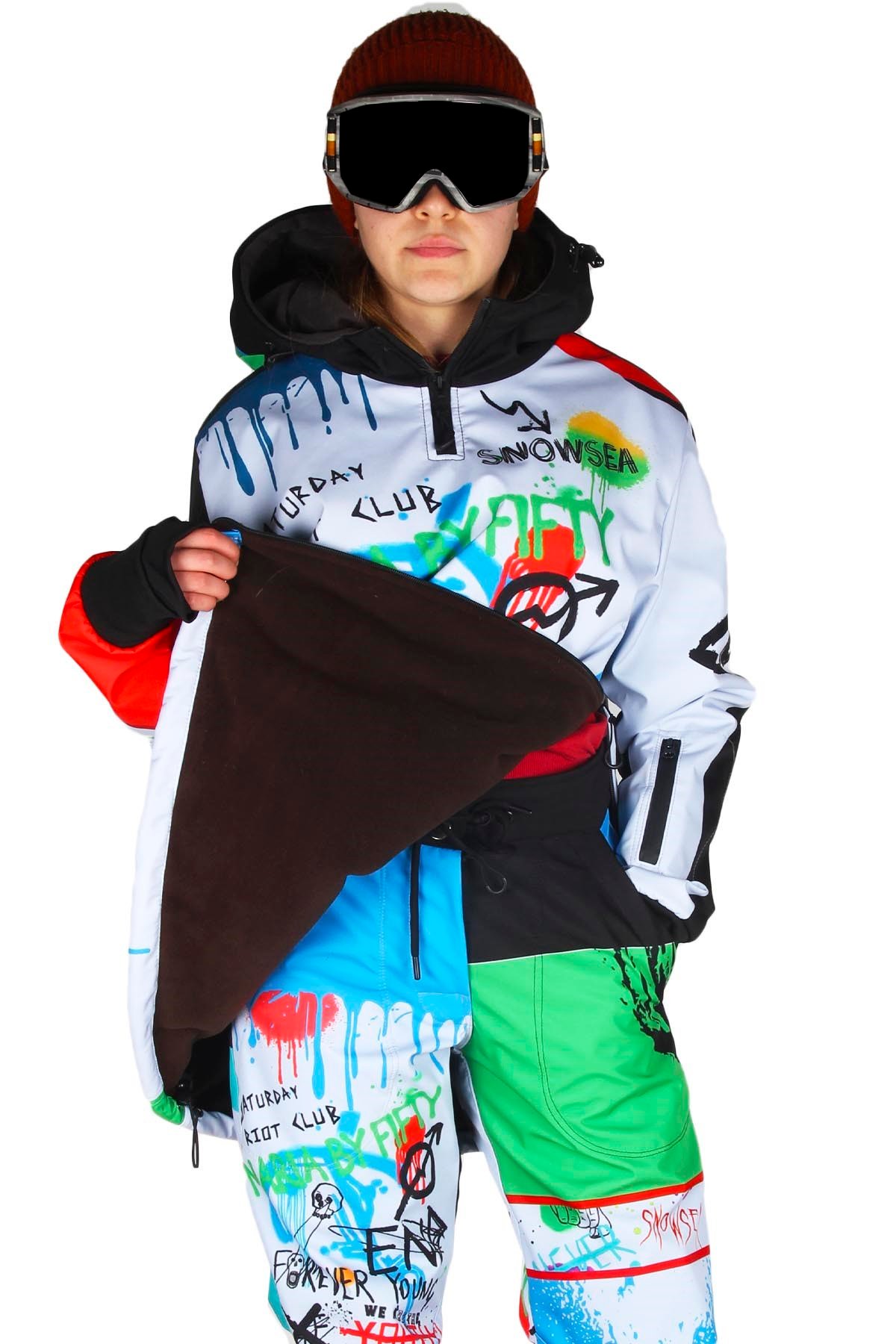 Snowsea SS7947 Kafamdaki Kaos Kar Montu, Chaos In My Head Snowboard Montu