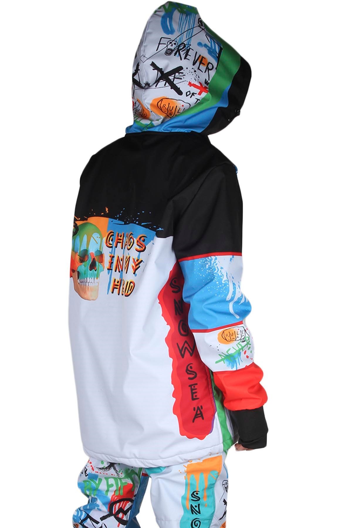 Snowsea SS7947 Kafamdaki Kaos Kar Montu, Chaos In My Head Snowboard Montu