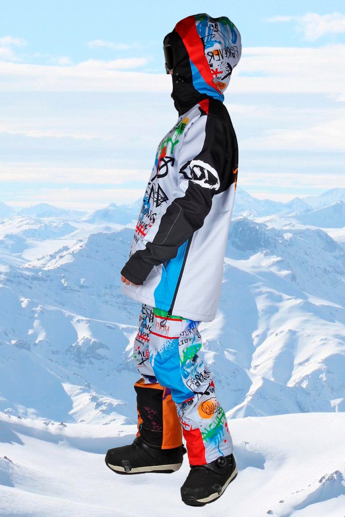 Snowsea SS7947 Kafamdaki Kaos Kar Montu, Chaos In My Head Snowboard Montu