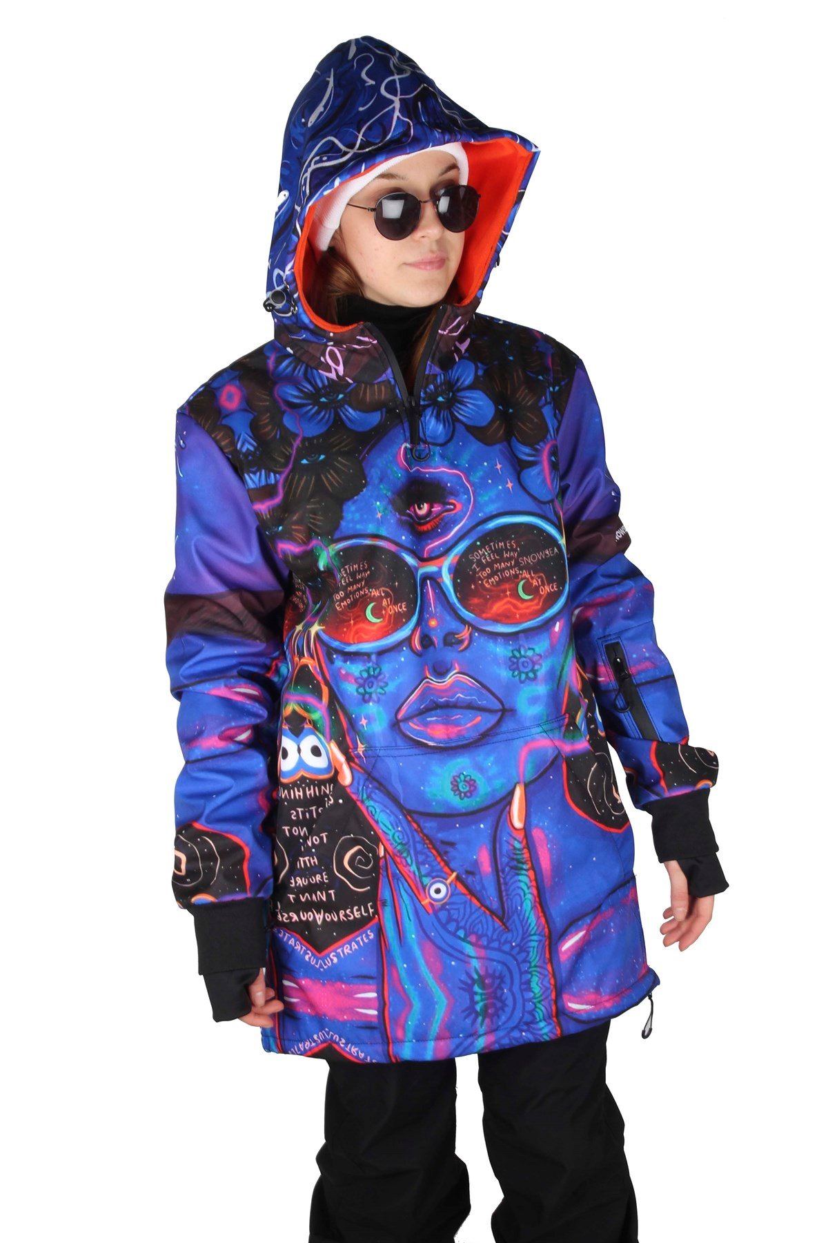 Snowsea SS7956 Purple Özel Tasarım Snowboard ve Kayak Montu