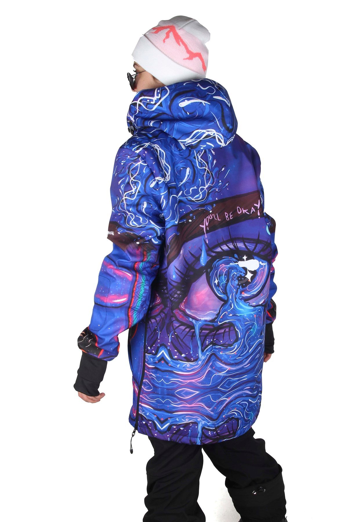 Snowsea SS7956 Purple Özel Tasarım Snowboard ve Kayak Montu