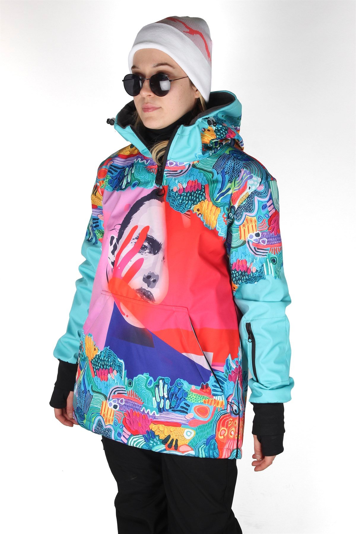 Snowsea SS7957 Face In Hand Kadın Snowboard ve Kayak Montu