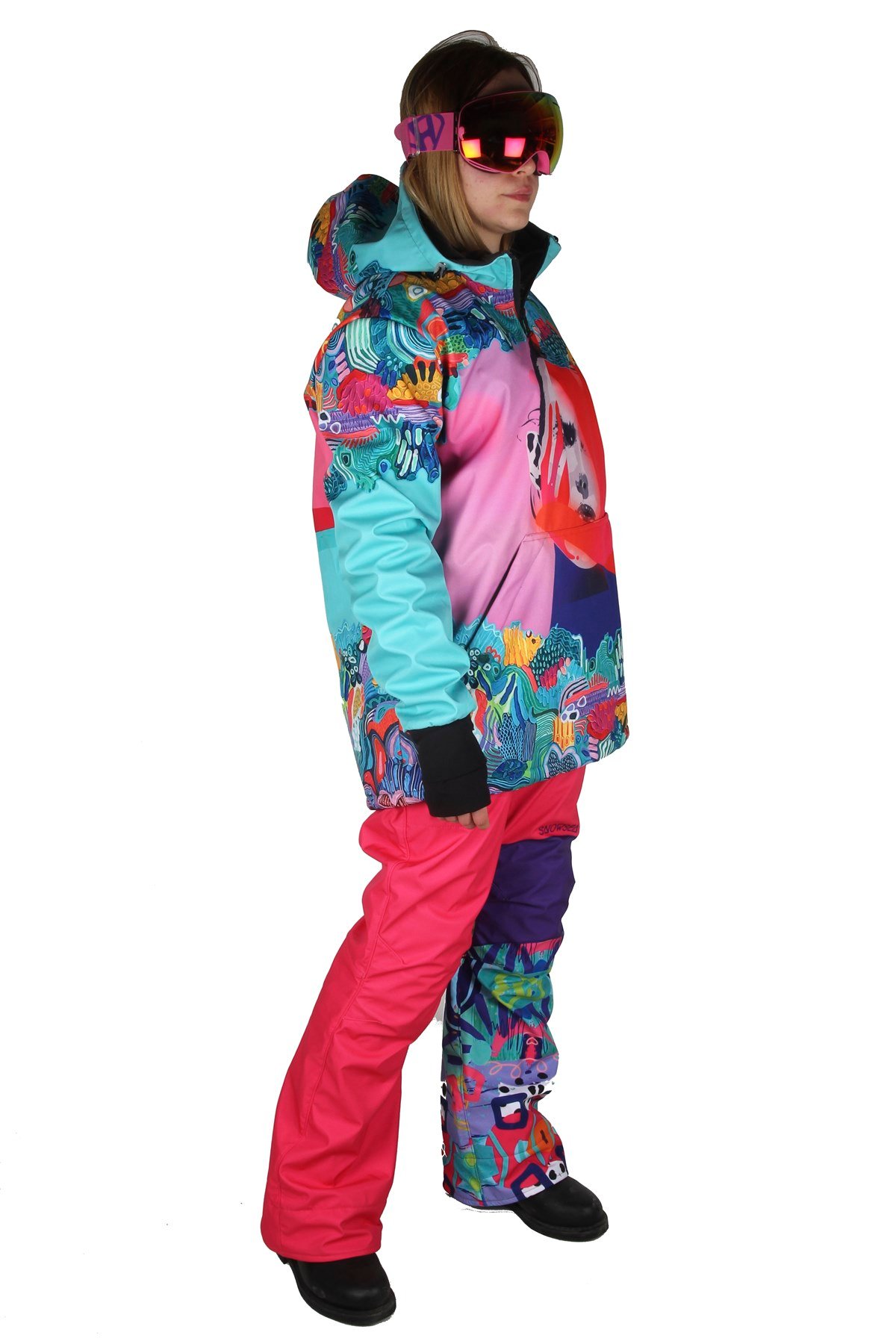 Snowsea SS7961 Face Snowboard Montu ve Pantolonu Takımı
