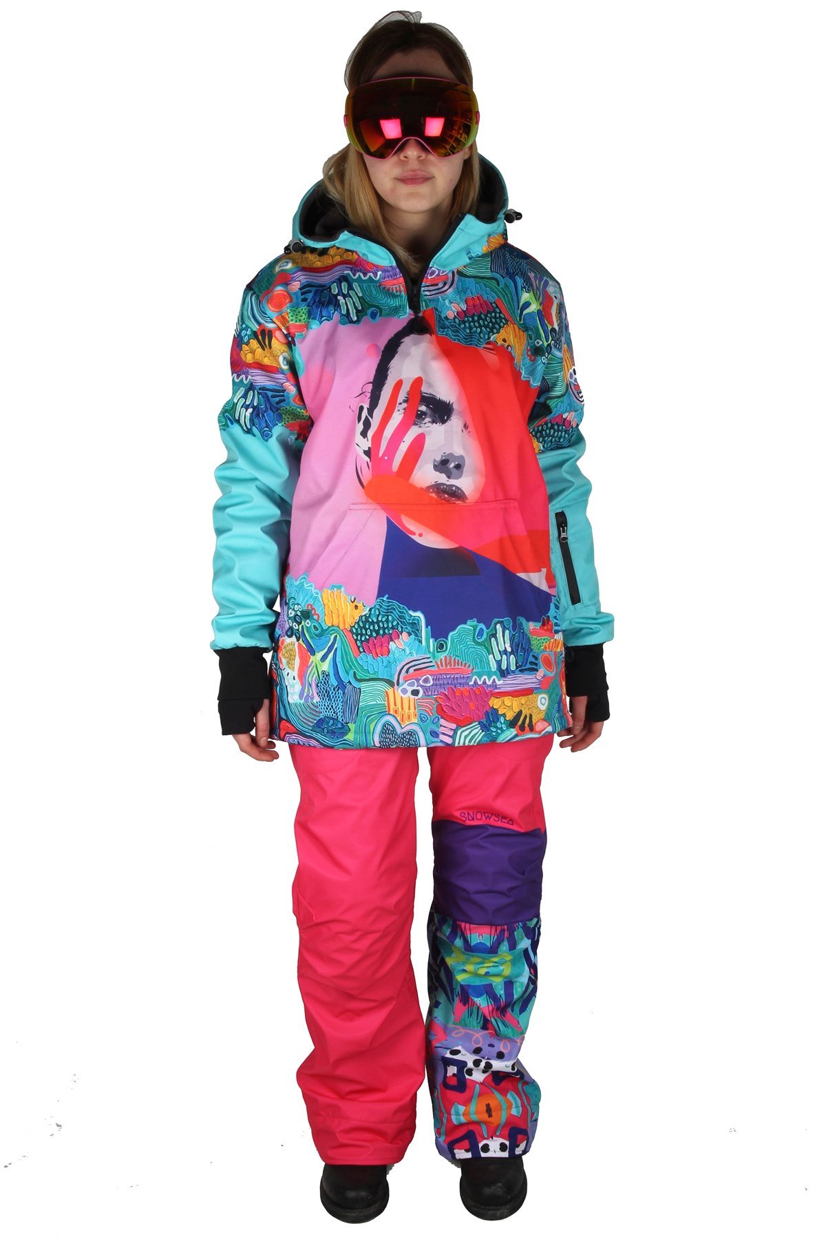 Snowsea SS7961 Face Snowboard Montu ve Pantolonu Takımı