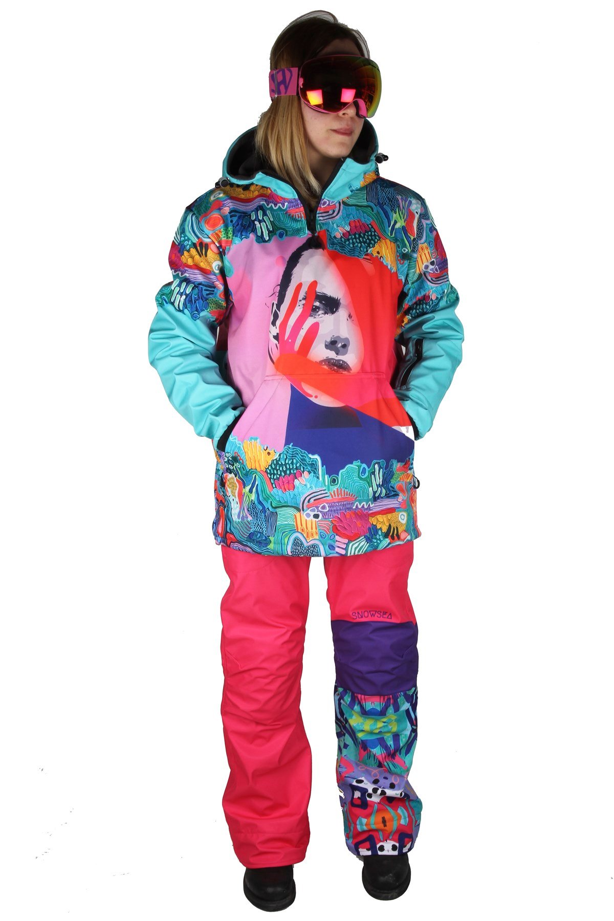 Snowsea SS7961 Face Snowboard Montu ve Pantolonu Takımı