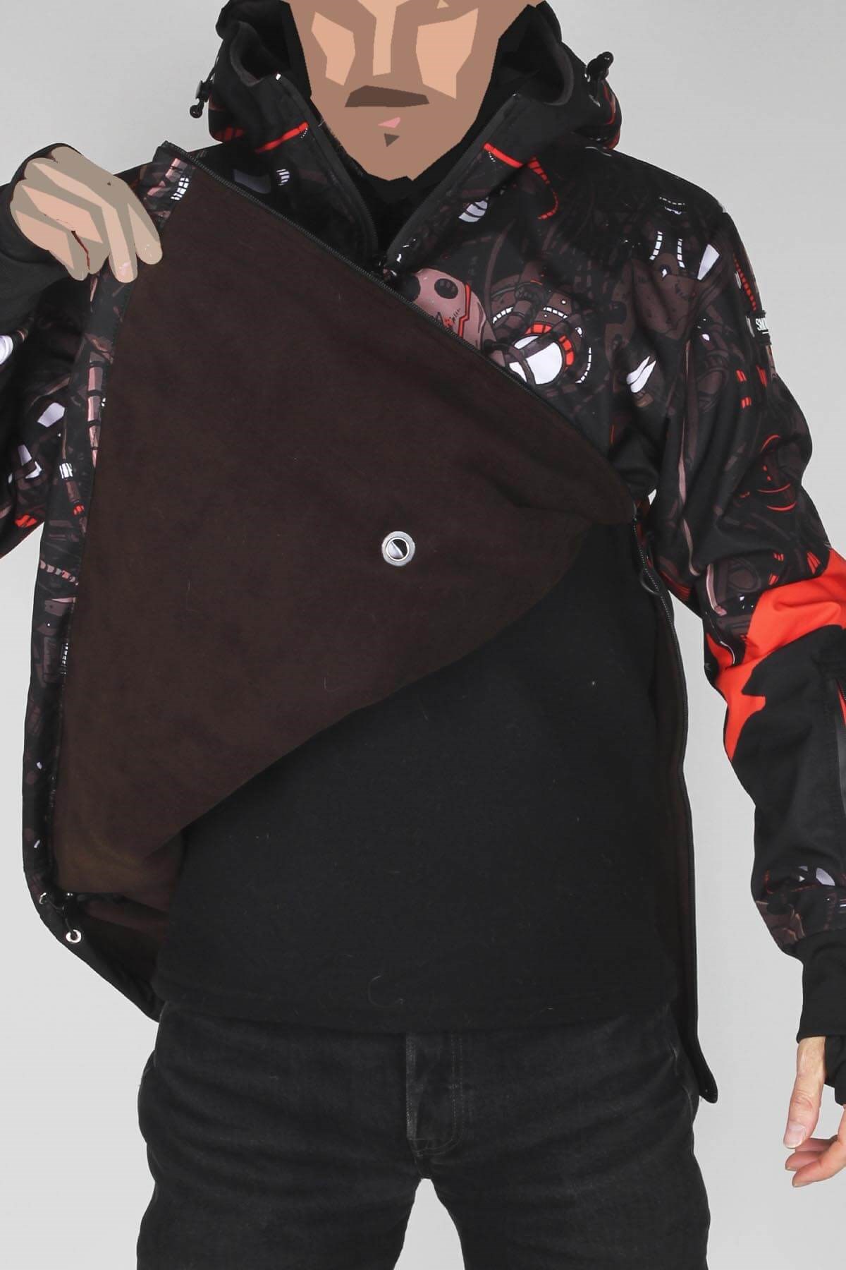 Snowsea SS7964 Robot Skull Kayak ve Snowboard Montu