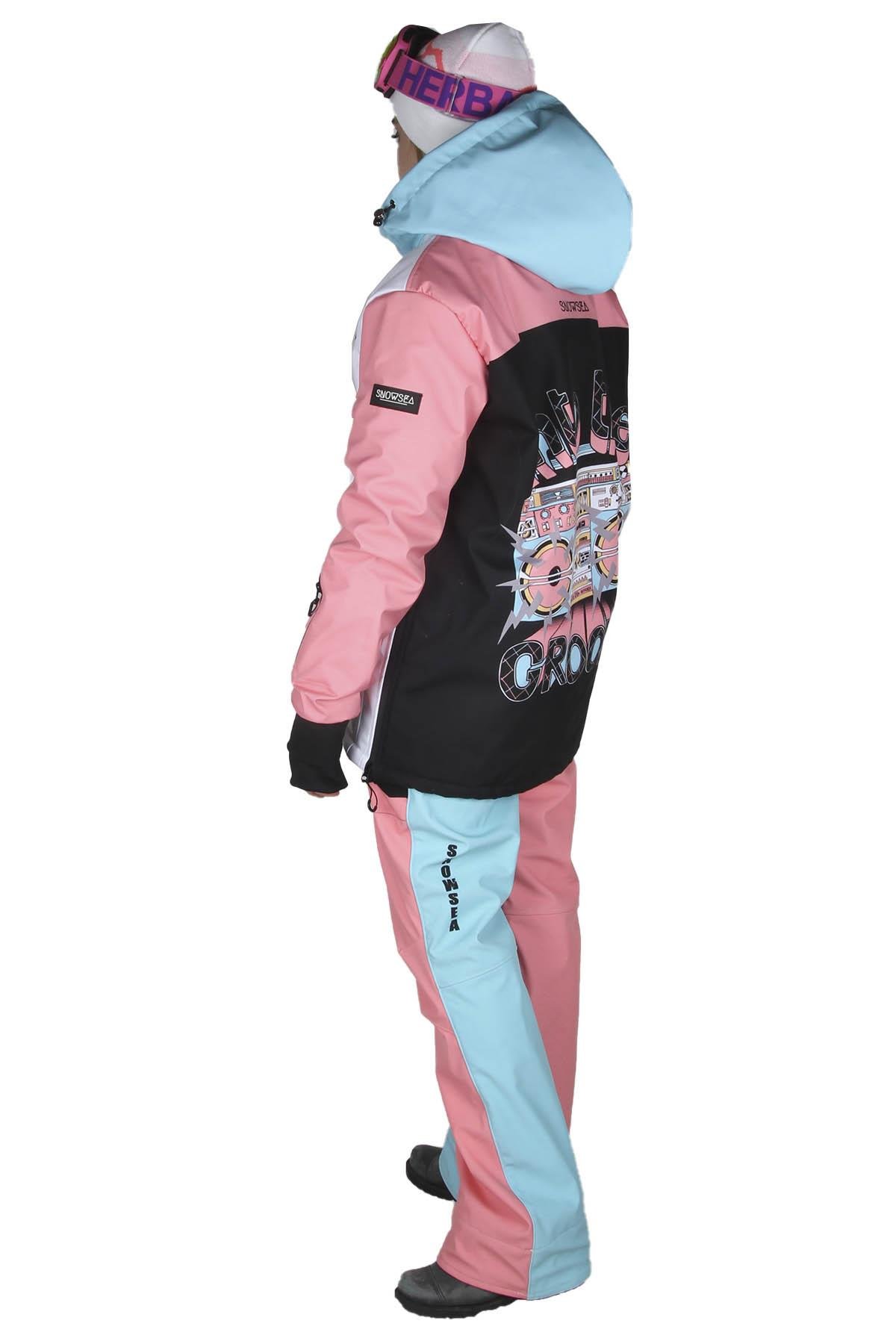 Snowsea SS7987 80'S Kadın Kayak Mont & Pantolon Takımı