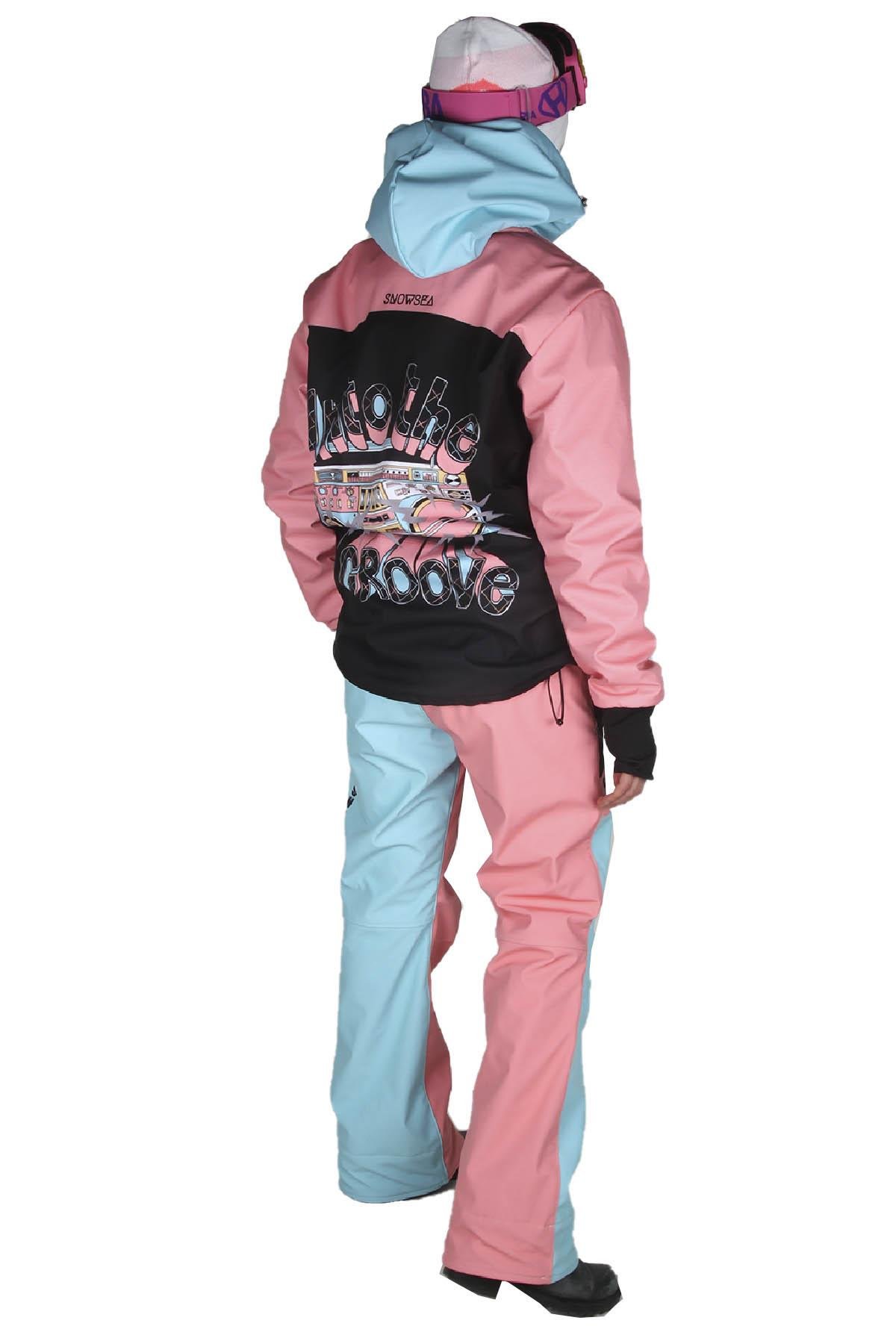 Snowsea SS7987 80'S Kadın Kayak Mont & Pantolon Takımı