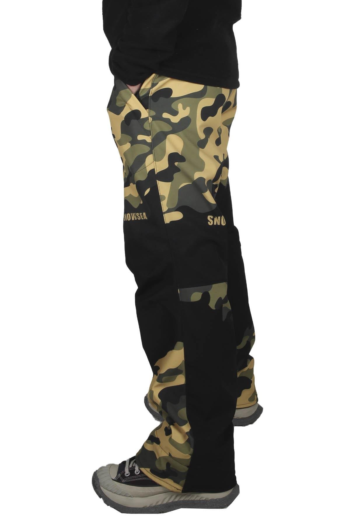 Snowsea SS7992 Camouflage Snowboard Pantolonu
