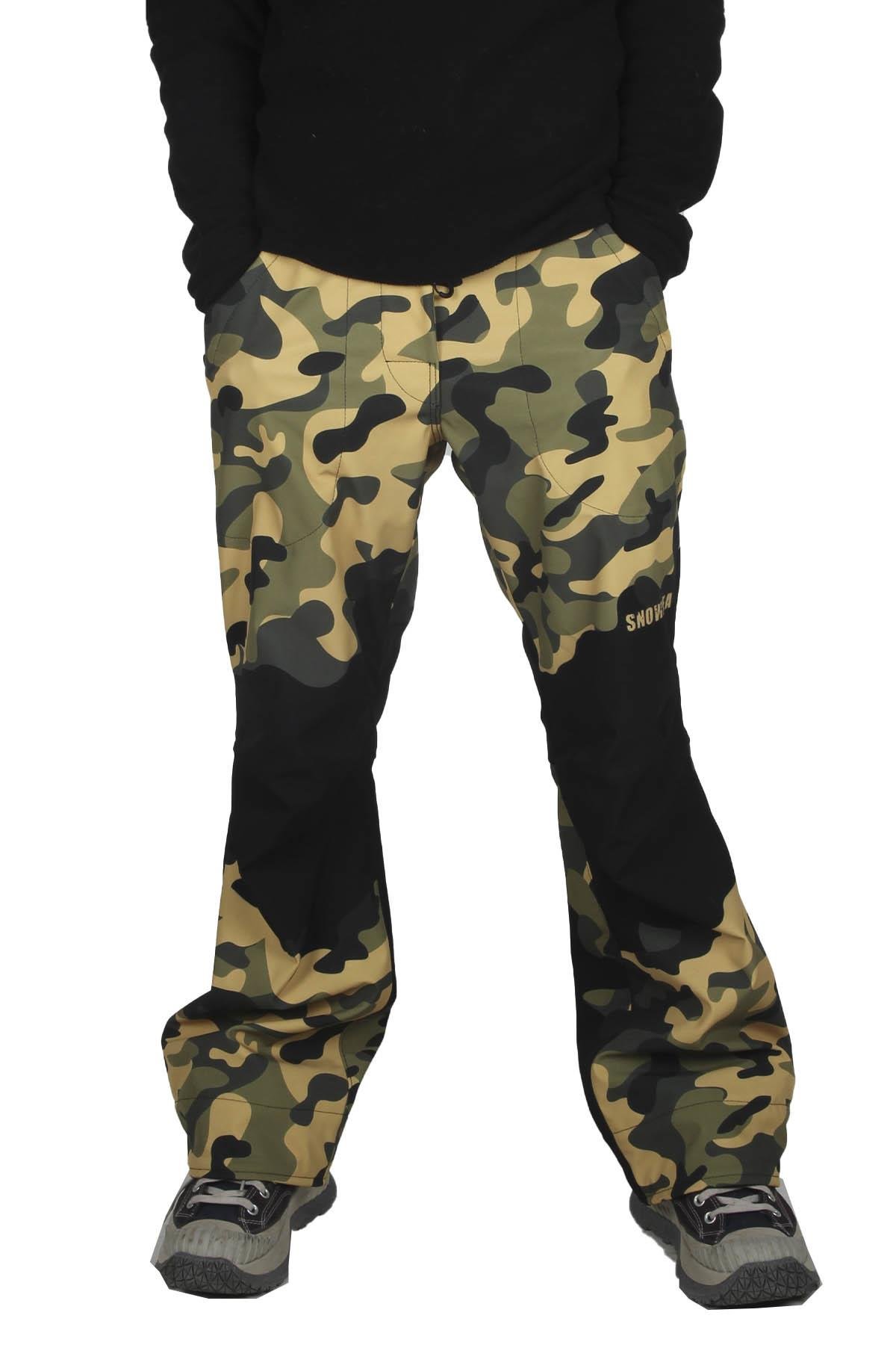 Snowsea SS7992 Camouflage Snowboard Pantolonu