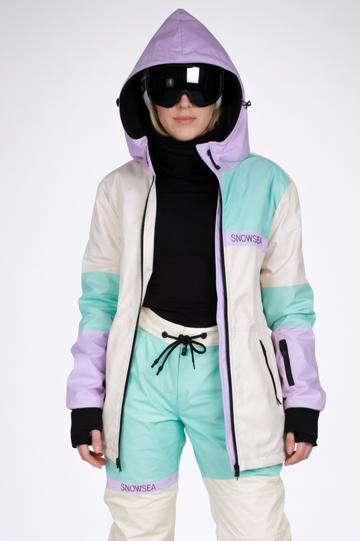 Snowsea SS8096-2 Lilac Breeze Kayak Montu, Kadın Kar Montu