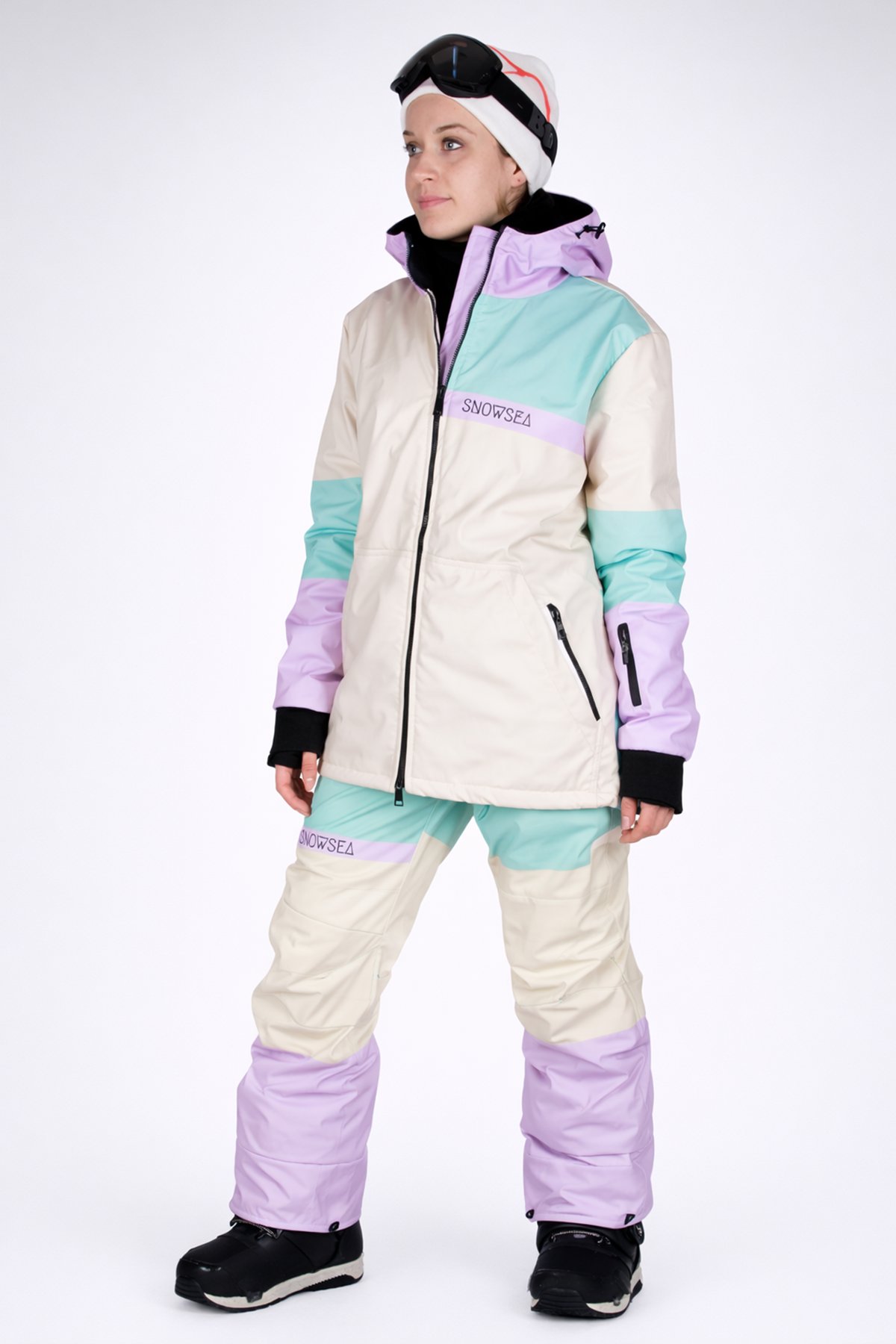 Snowsea SS8096 Lilac Breeze Kayak & Snowboard Mont ve Pantolon Takımı