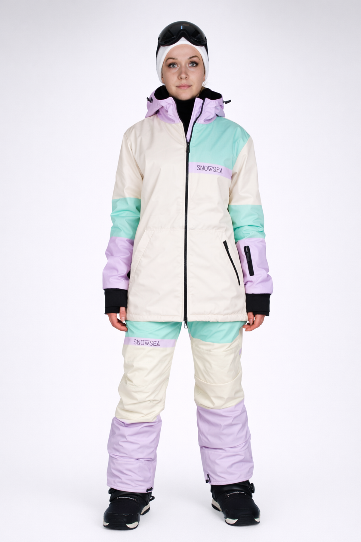 Snowsea SS8096 Lilac Breeze Kayak & Snowboard Mont ve Pantolon Takımı