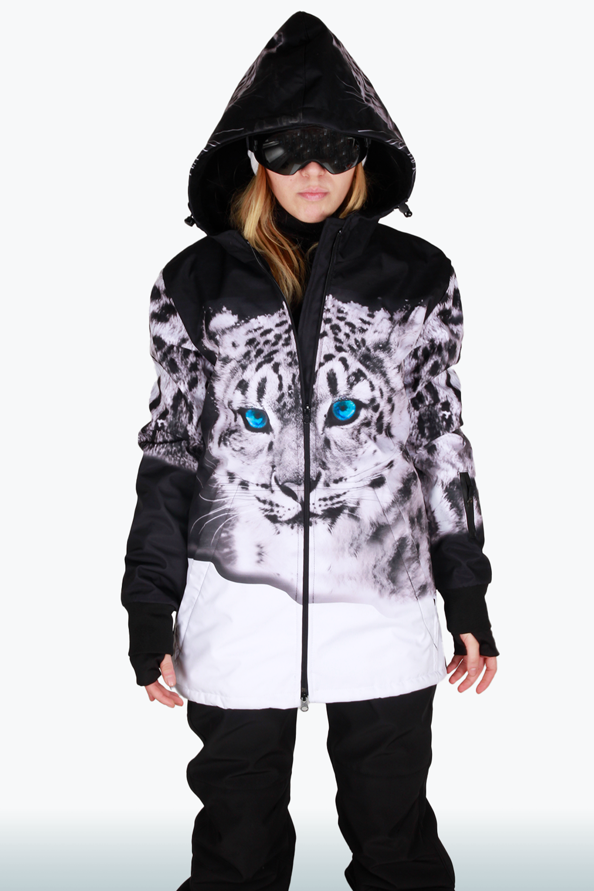 Snowsea SS8098 White Tiger Kayak & Snowboard Montu, Kadın Kar Montu