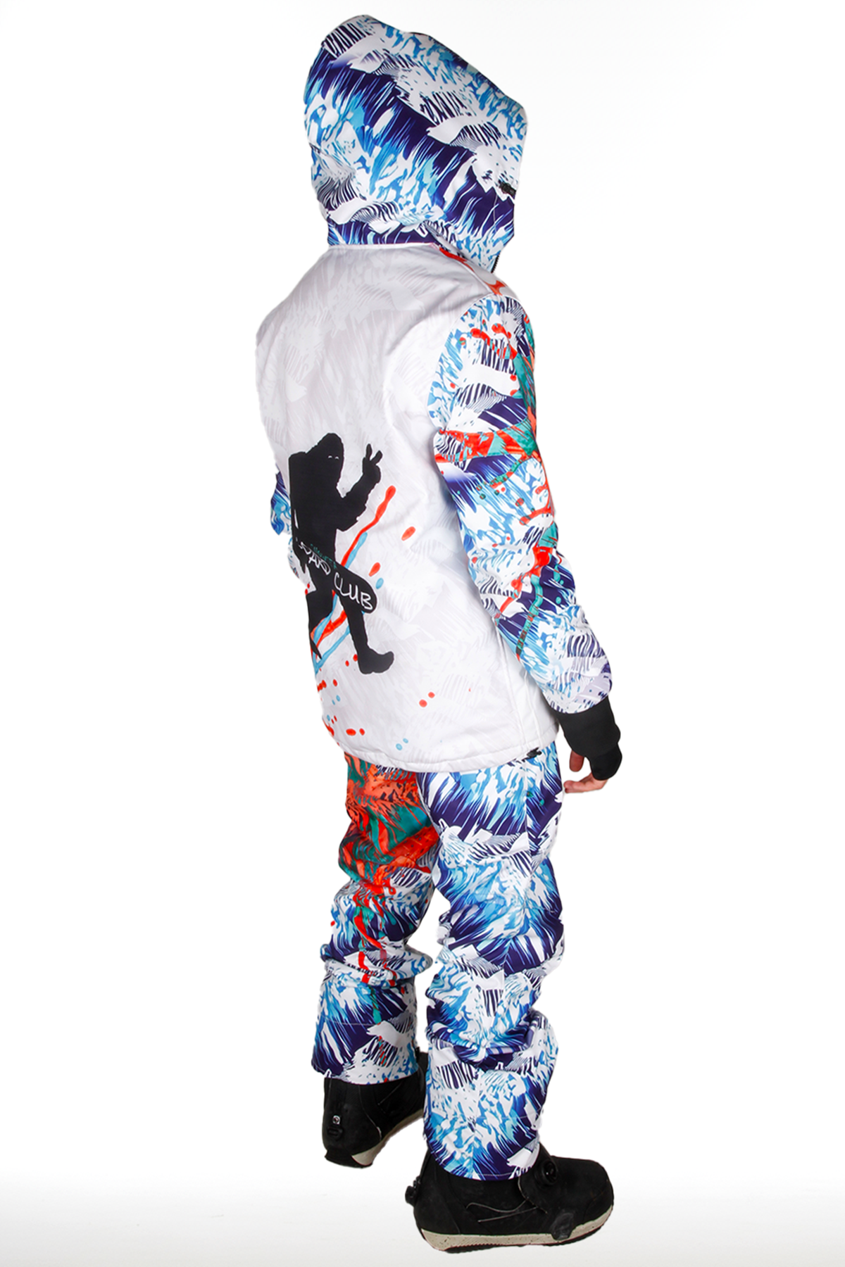 Snowsea SS8100 Street Art Kayak & Snowboard Mont Pantolon Takım, Erkek Kar Montu